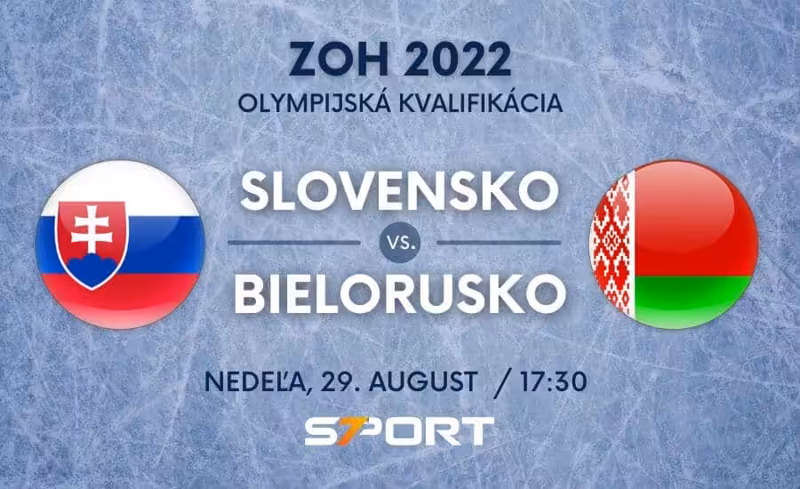 Hokejová kvalifikácia na ZOH 2022 Peking - Slovensko vs. Bielorusko
