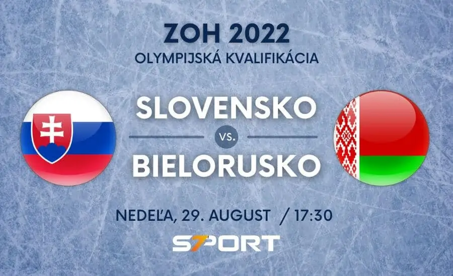 Hokejová kvalifikácia na ZOH 2022 Peking - Slovensko vs. Bielorusko
