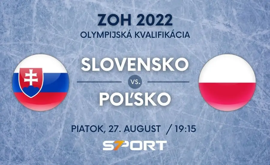 Hokejová kvalifikácia na ZOH 2022 Peking - Slovensko vs. Poľsko