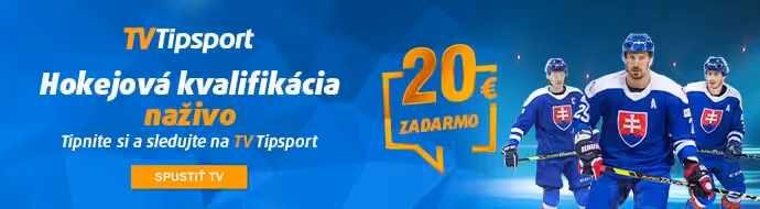 Hokejová kvalifikácia na ZOH 2022 livestream na TV Tipsport