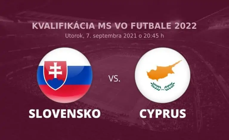 Kvalifikácia na MS vo futbale 2022: Slovensko - Cyprus online