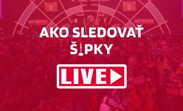 Ako sledovať šípky live. Naživo v TV, online na internete, livestream v mobile