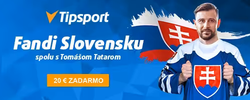 Tipsport bonus zadarmo 20 EUR