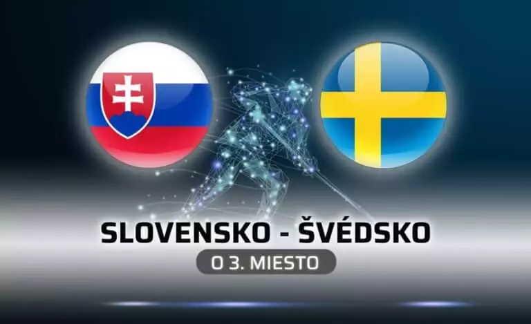 Slovensko - Švédsko o 3. miesto hokej ZOH 2022