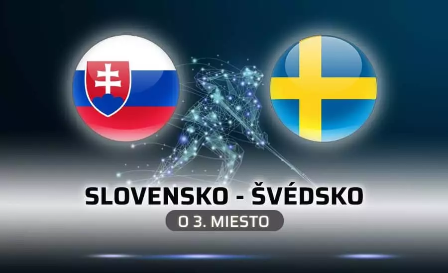 Slovensko - Švédsko o 3. miesto hokej ZOH 2022