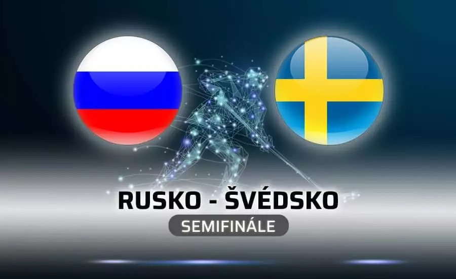 Rusko - Švédsko semifinále hokej ZOH 2022