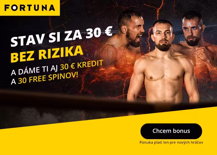 UFC Klein vs. Smith naživo na Fortuna TV