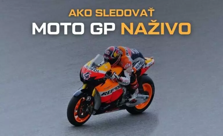 Ako a kde sledovať MotoGP naživo