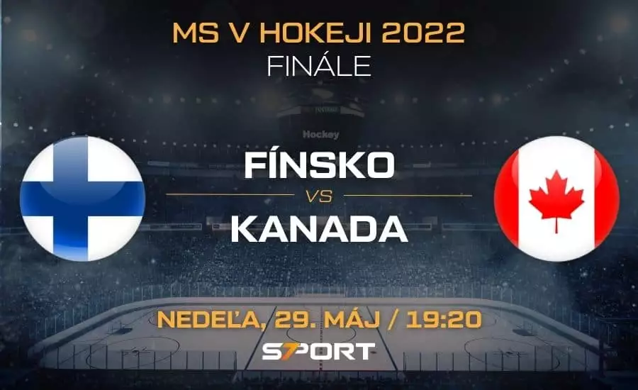 Fínsko Kanada finále MS v hokeji 2022