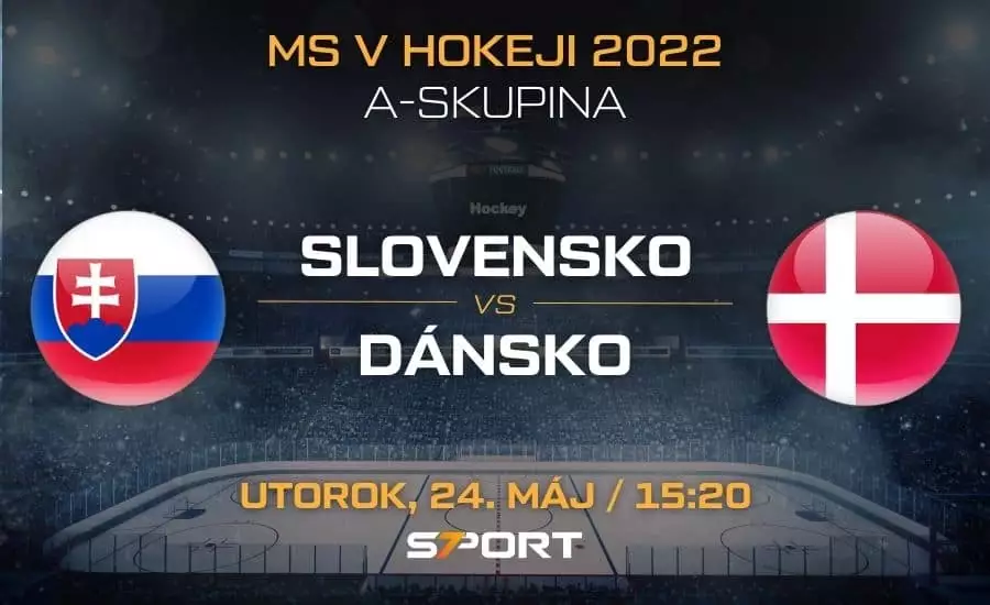 Slovensko Dánsko MS v hokeji 2022