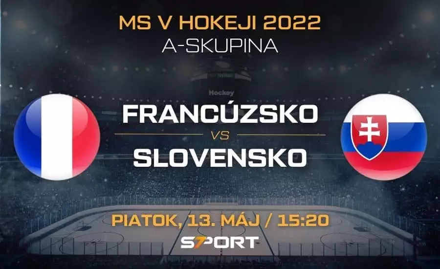 Slovensko Francúzsko MS v hokeji 2022