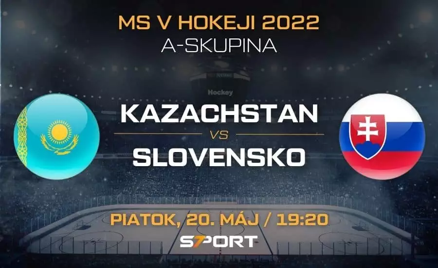 Slovensko Kazachstan MS v hokeji 2022