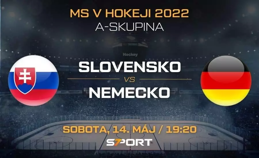 Slovensko Nemecko MS v hokeji 2022