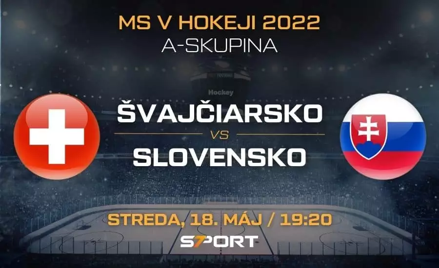 Slovensko Švajčiarsko MS v hokeji 2022