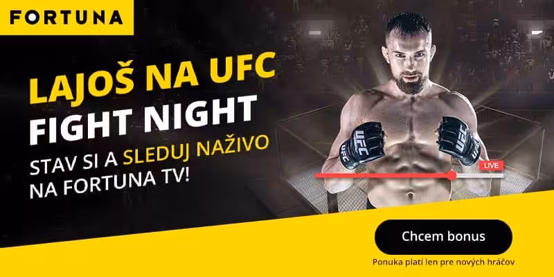 Klein v UFC live na Fortuna TV