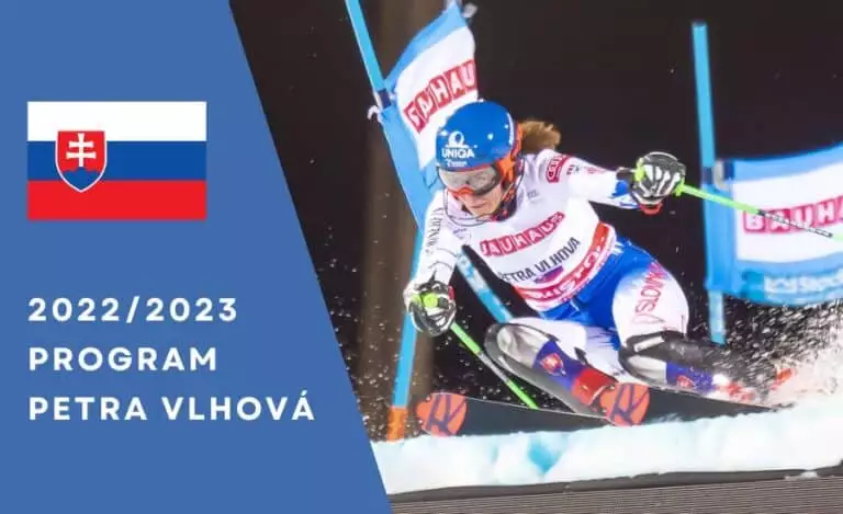 Petra Vlhová program 22/23, kalendár pretekov