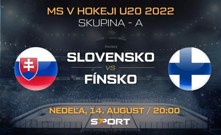 Slovensko - Fínsko MS v hokeji juniorov 2022