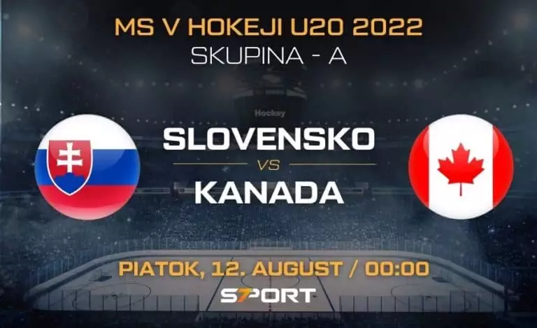 Slovensko - Kanada MS v hokeji juniorov 2022