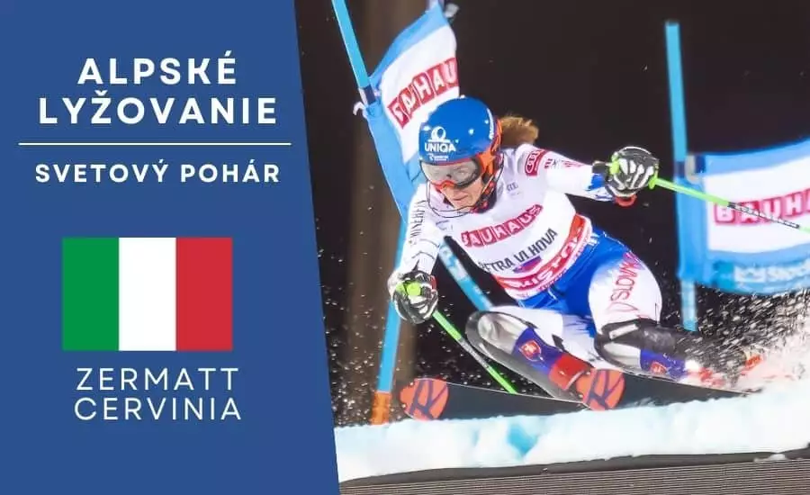ZERMATT CERVINIA zjazd svetový pohár v alpskom lyžovaní