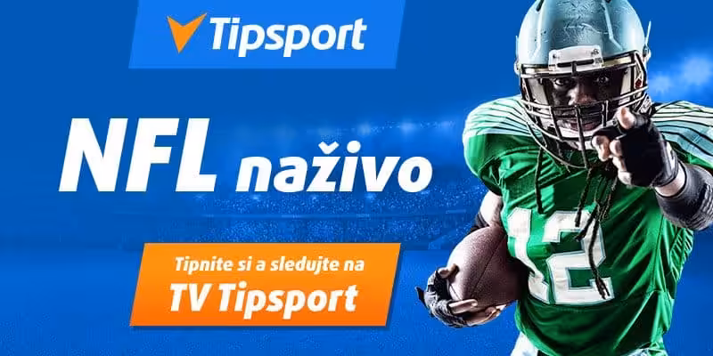 NFL live na TV Tipsport 800x400