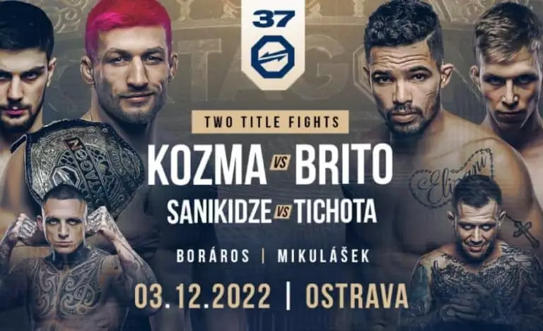 Oktagon 37 program Kozma vs Brito