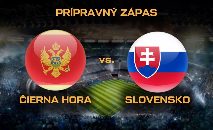 Futbal Slovensko - Čierna Hora prípravný zápas