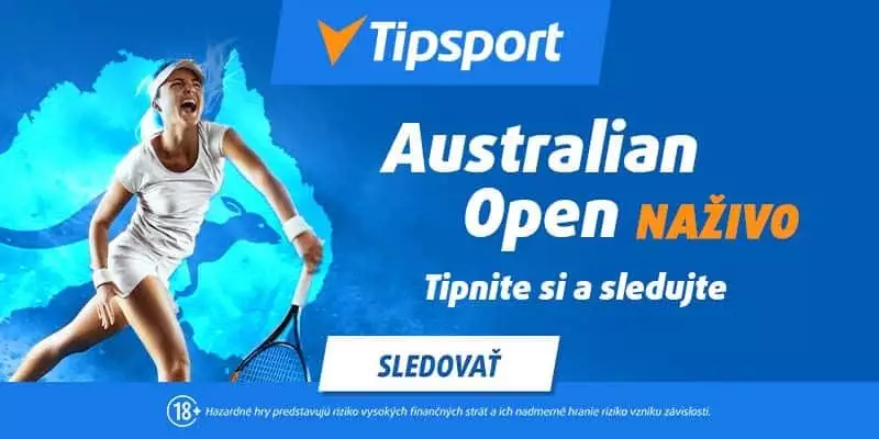 Australian Open online na TV Tipsport