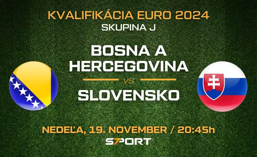 Bosna a Hercegovina - Slovensko kvalifikácia ME vo futbale 2024