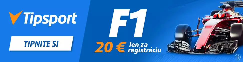 F1 Tipsport bonus za registraciu