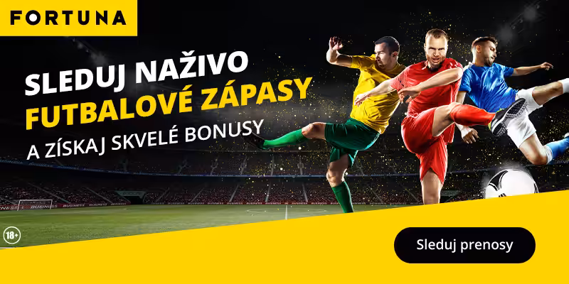 Futbalové prenosy naživo na Fortuna TV