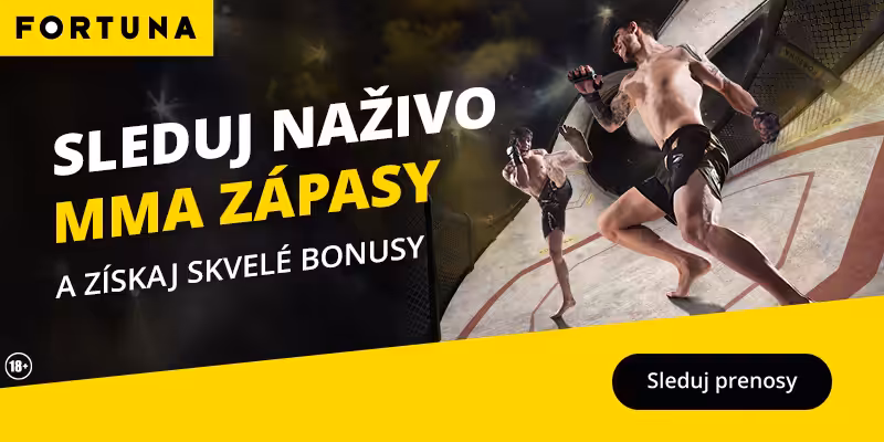 MMA zápasy naživo na Fortuna TV