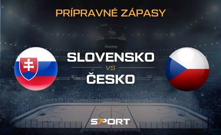 Slovensko - Česko hokej prípravné zápasy
