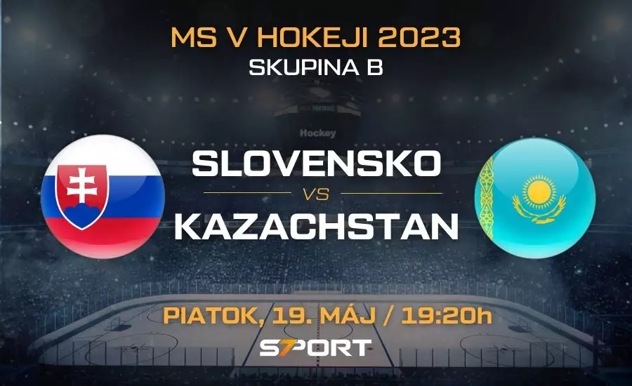 Slovensko - Kazachstan MS v hokeji 2023 zostavy, live stream