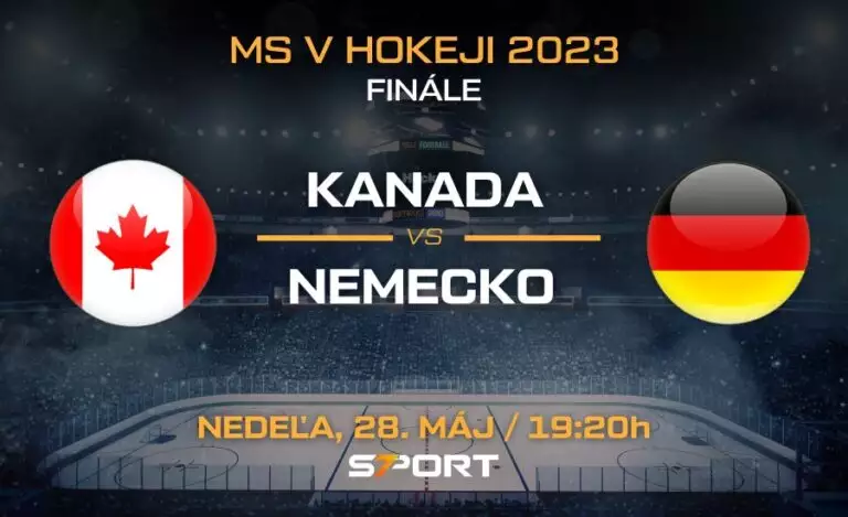 Kanada - Nemecko finále MS v hokeji 2023 Tampere