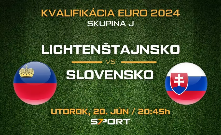 Slovensko - Lichtenštajnsko Kvalifikácia EURO 2024