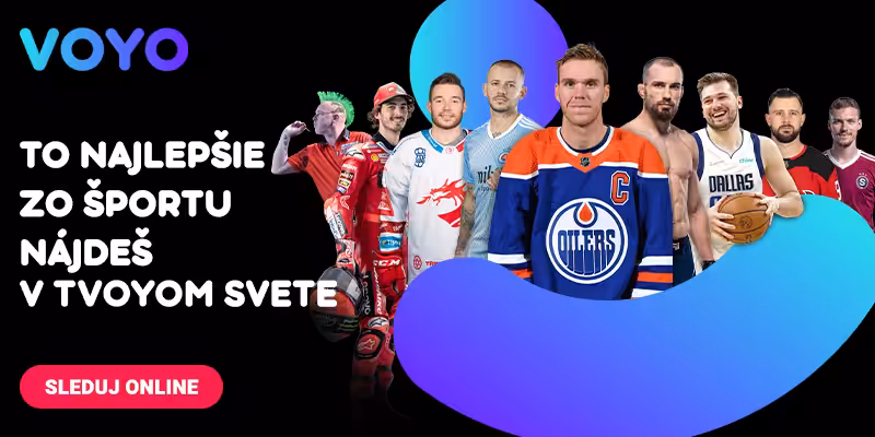 Športové prenosy dnes na Voyo online