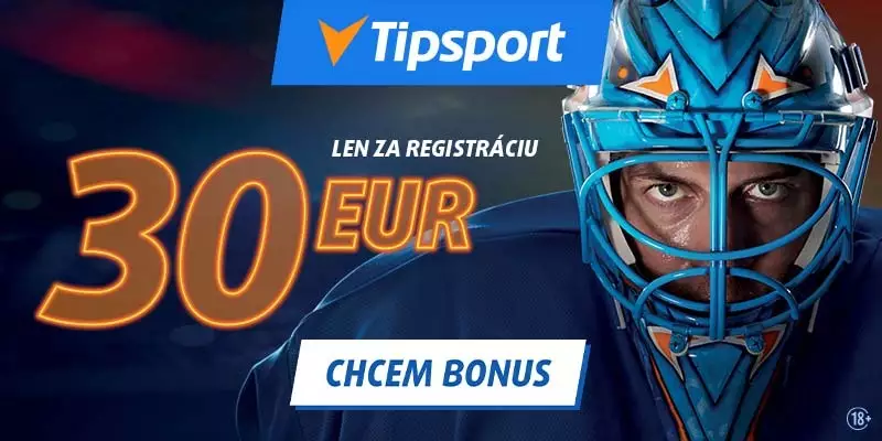 Tipsport bonus 30 eur na MS v hokeji