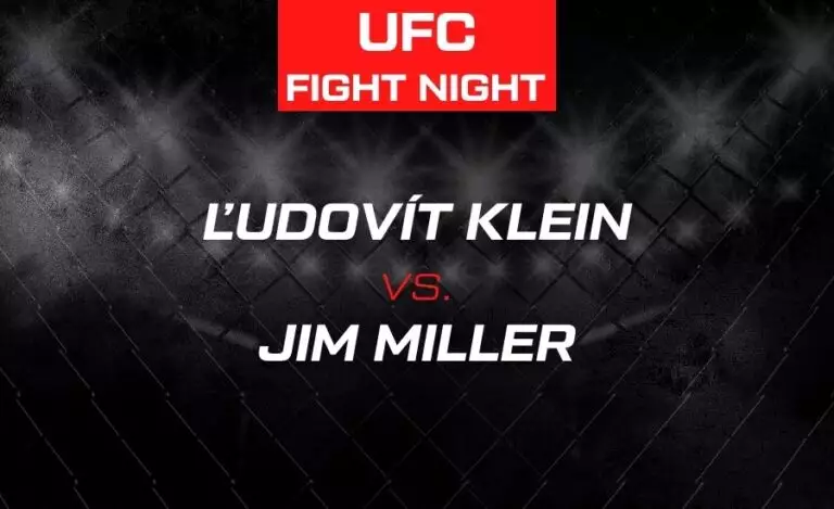 UFC Klein naživo vs Miller