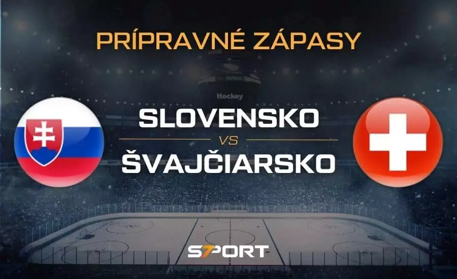 Slovensko - Švajčiarsko hokej prípravný zápas