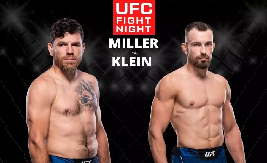 Klein vs Miller UFC live, naživo
