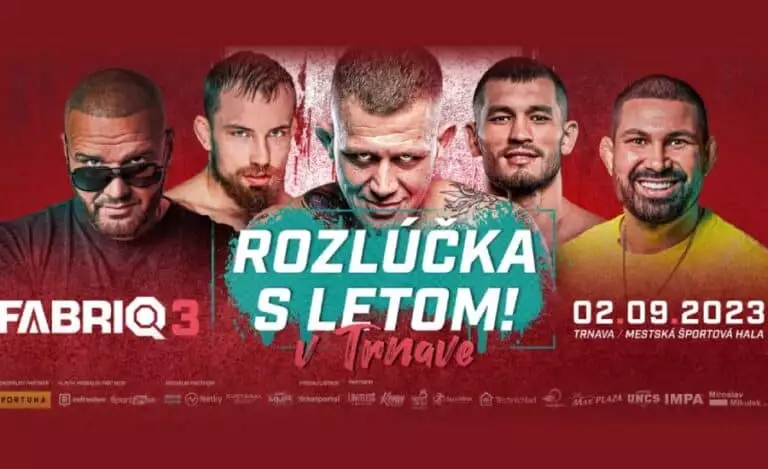 Fabriq MMA 3 Trnava program, výsledky, karta, live stream