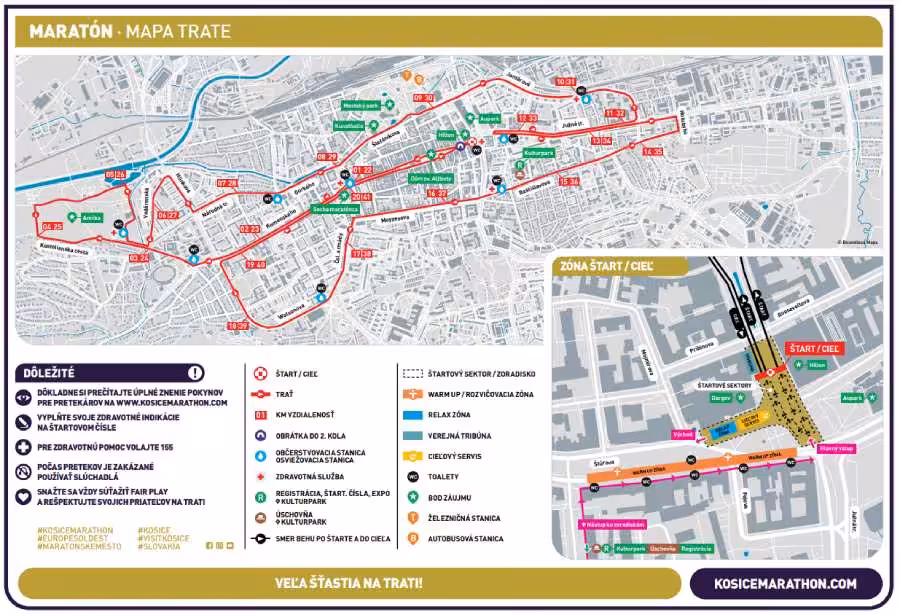 Trasa MMM Košice 2026