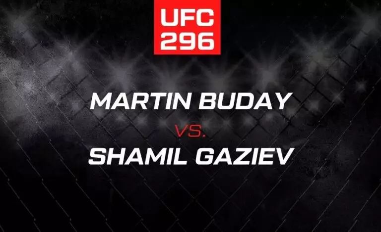 Buday vs Gaziev UFC zápas live