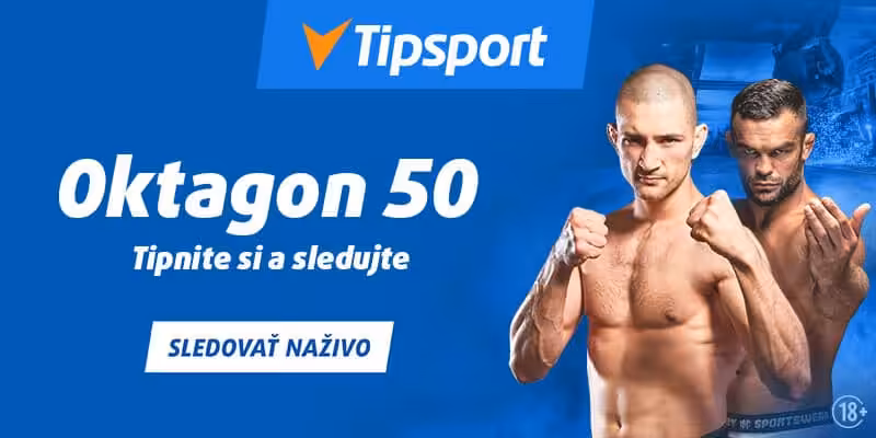 Oktagon 50 live na Tipsporte 