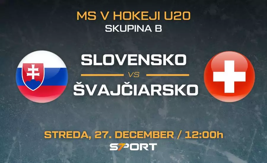 Slovensko - Švajčiarsko MS v hokeji do 20 rokov
