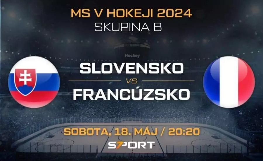 Slovensko - Francúzsko MS v hokeji 2024