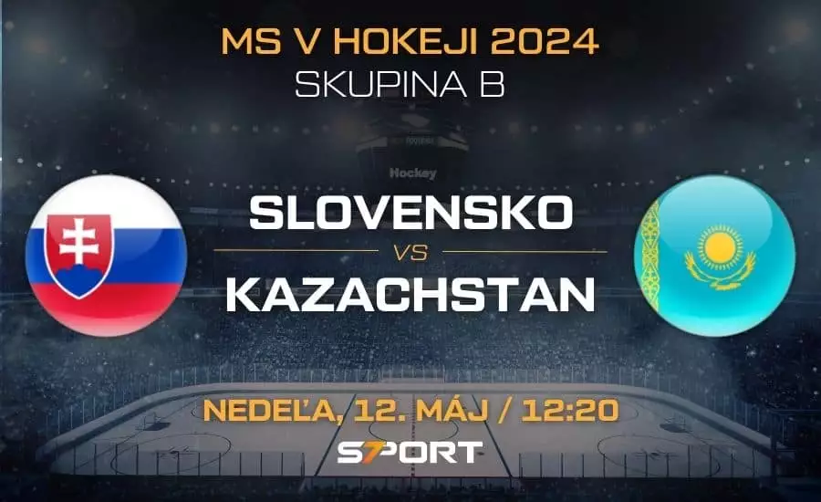 Slovensko - Kazachstan MS v hokeji 2024