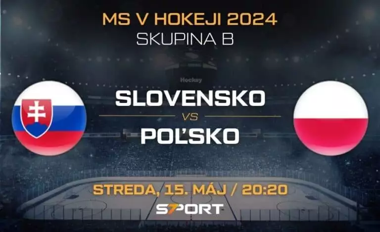 Slovensko - Poľsko MS v hokeji 2024