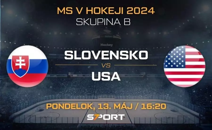 Slovensko - USA MS v hokeji 2024