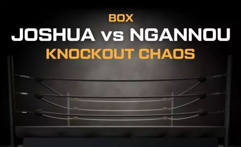 Joshua vs Ngannou box